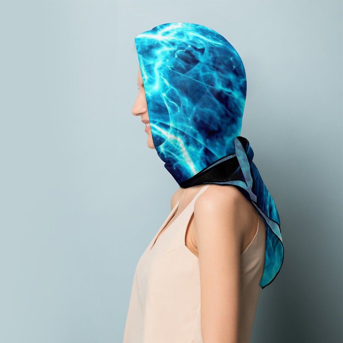 Lightning on Women's Scarf