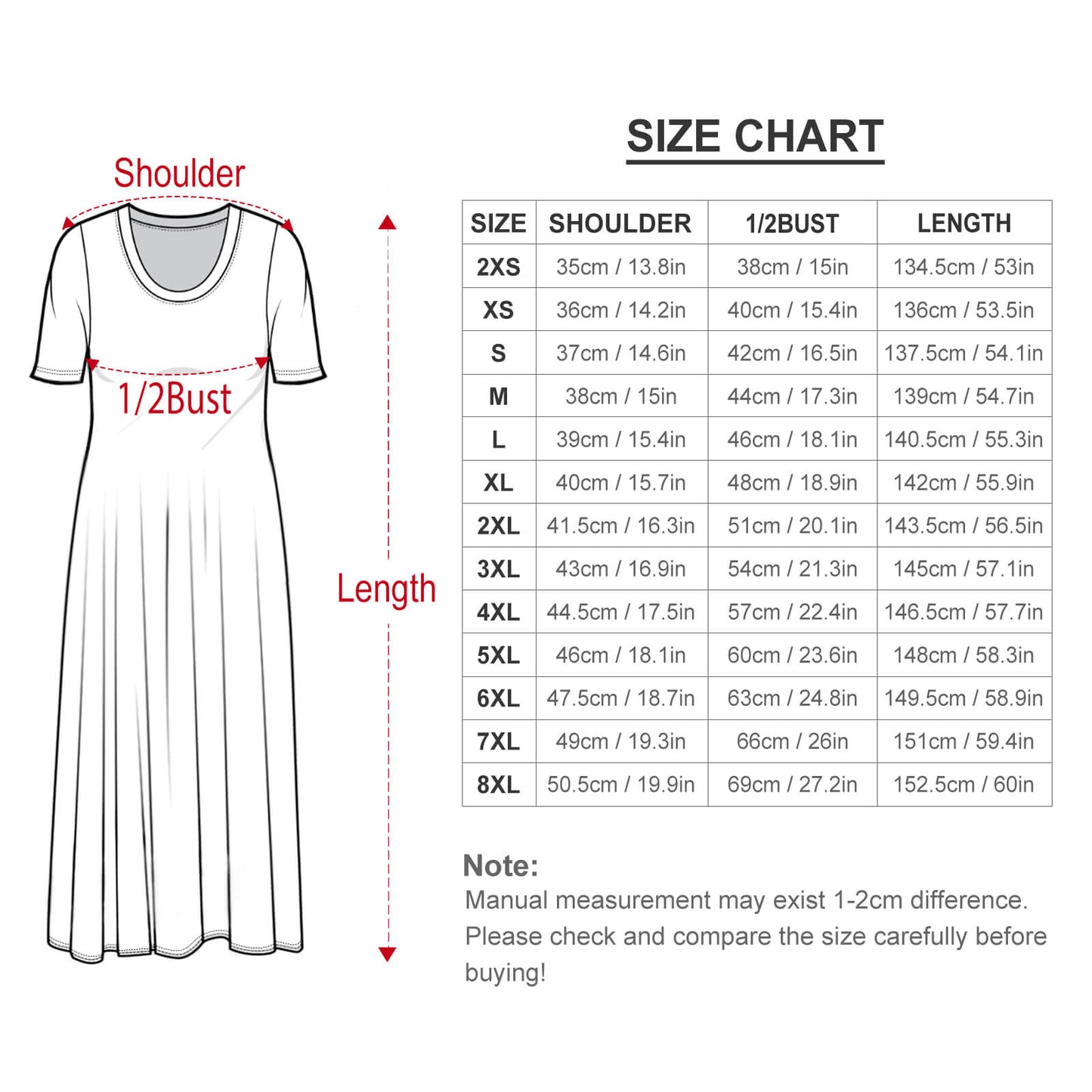 White Hibiscus flowers with Dugong, Turtle and Dhari on Round Neck Short Sleeve Dress