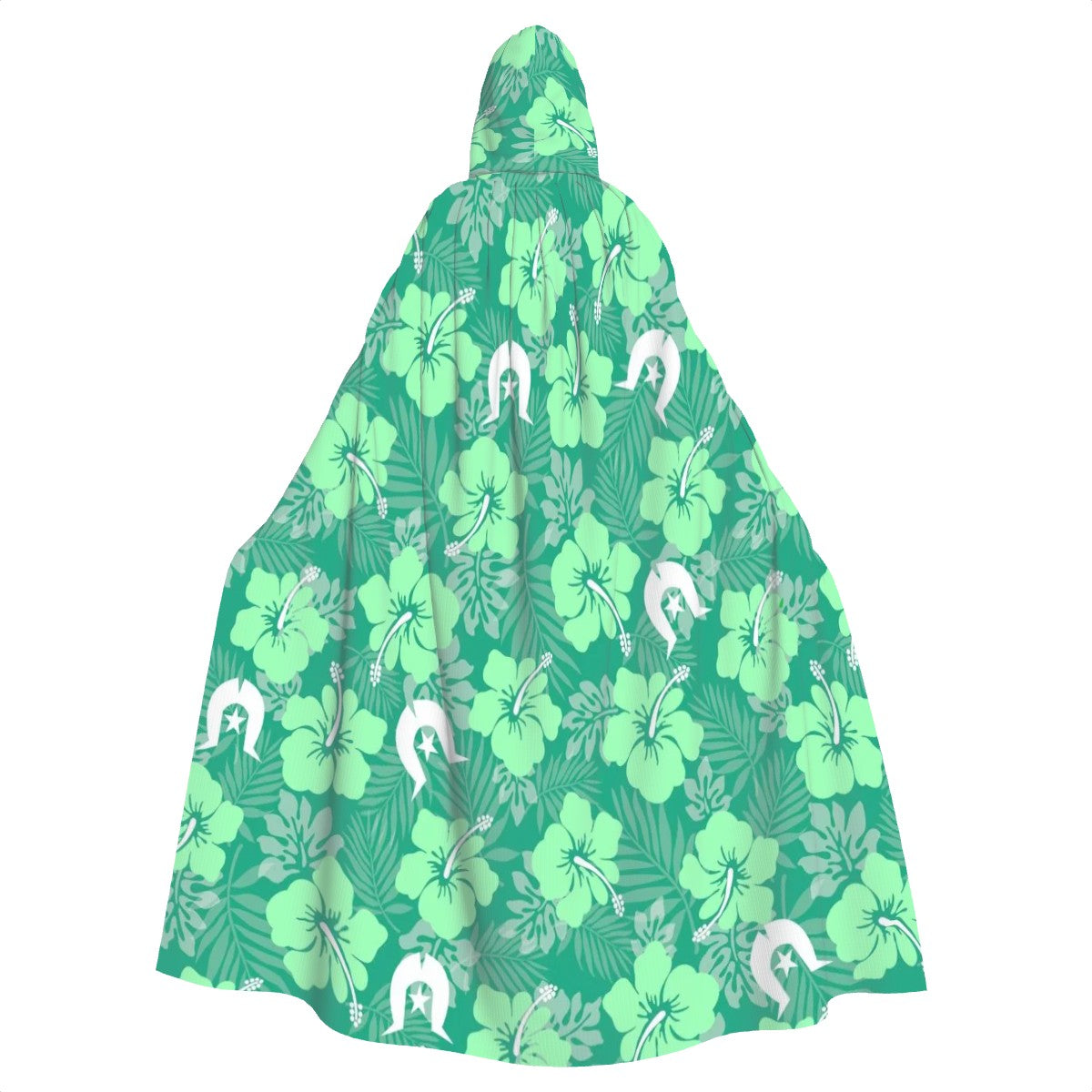 Hibiscus flowers with Dhari (Royal mint) on Hooded Cloak