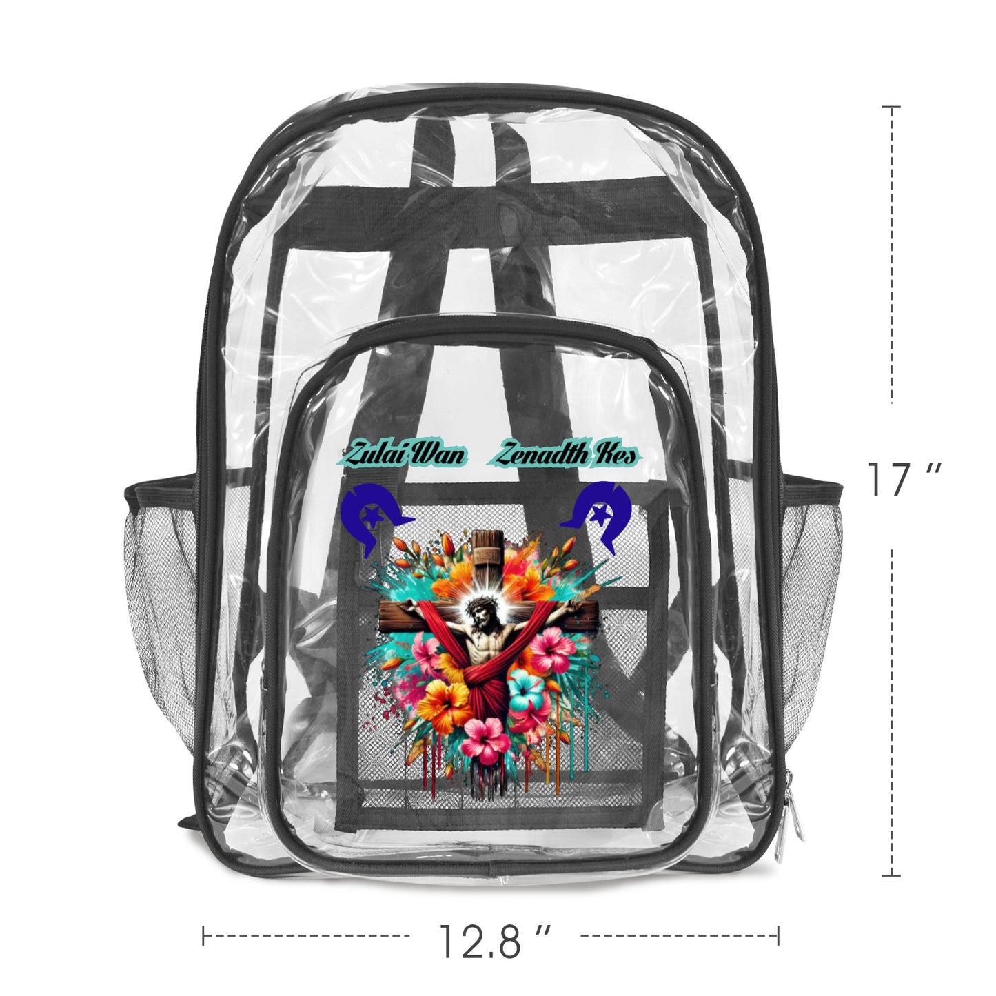 Zulai Wan on Clear Backpack