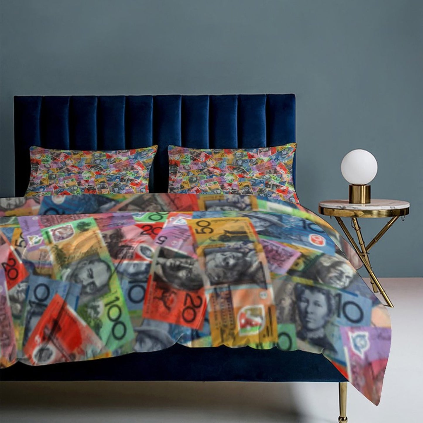 Australian dollars on 3-Piece Bedding Set-90"x90"/ 229x229cm