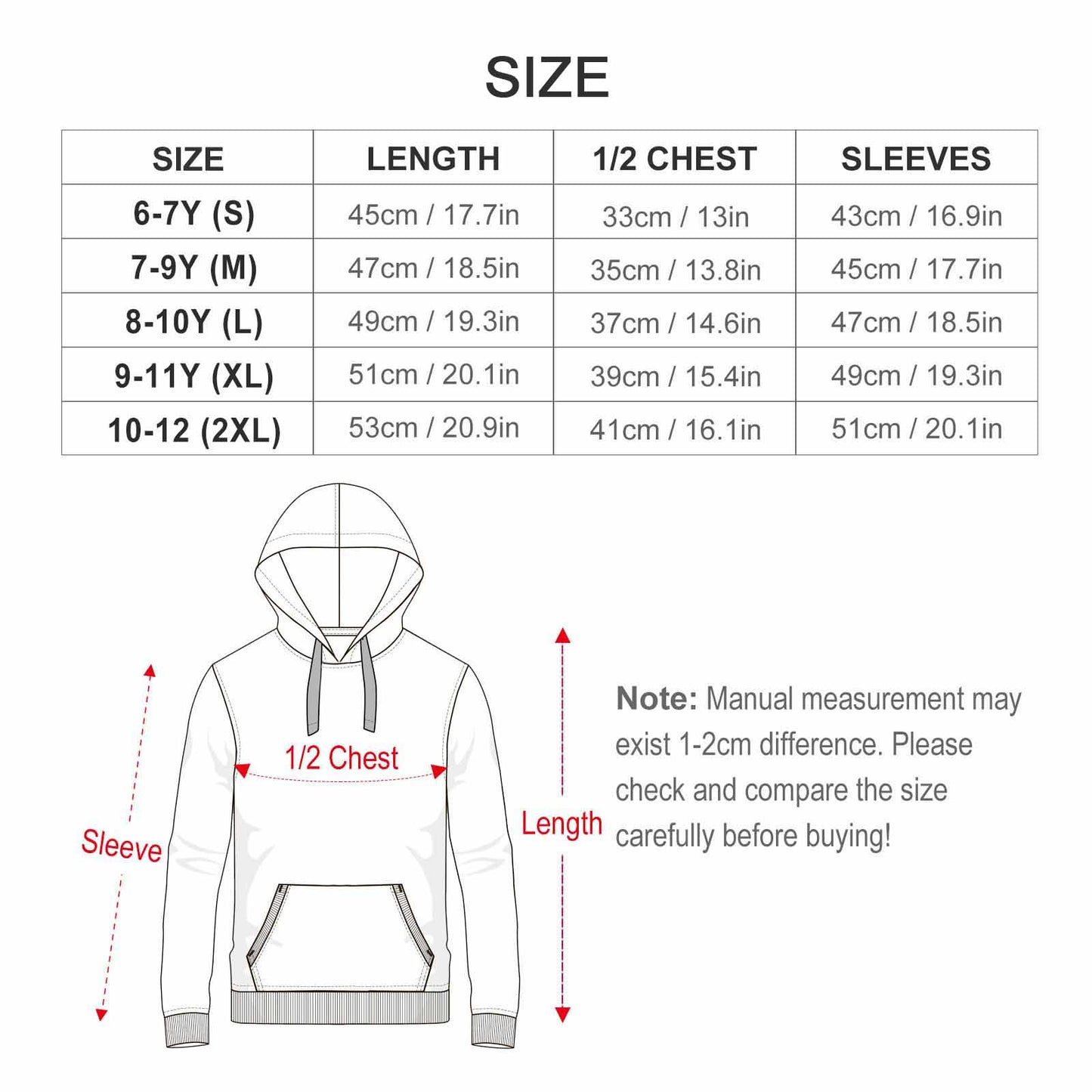 Aqua Turtle Pattern on Children's Hoodie