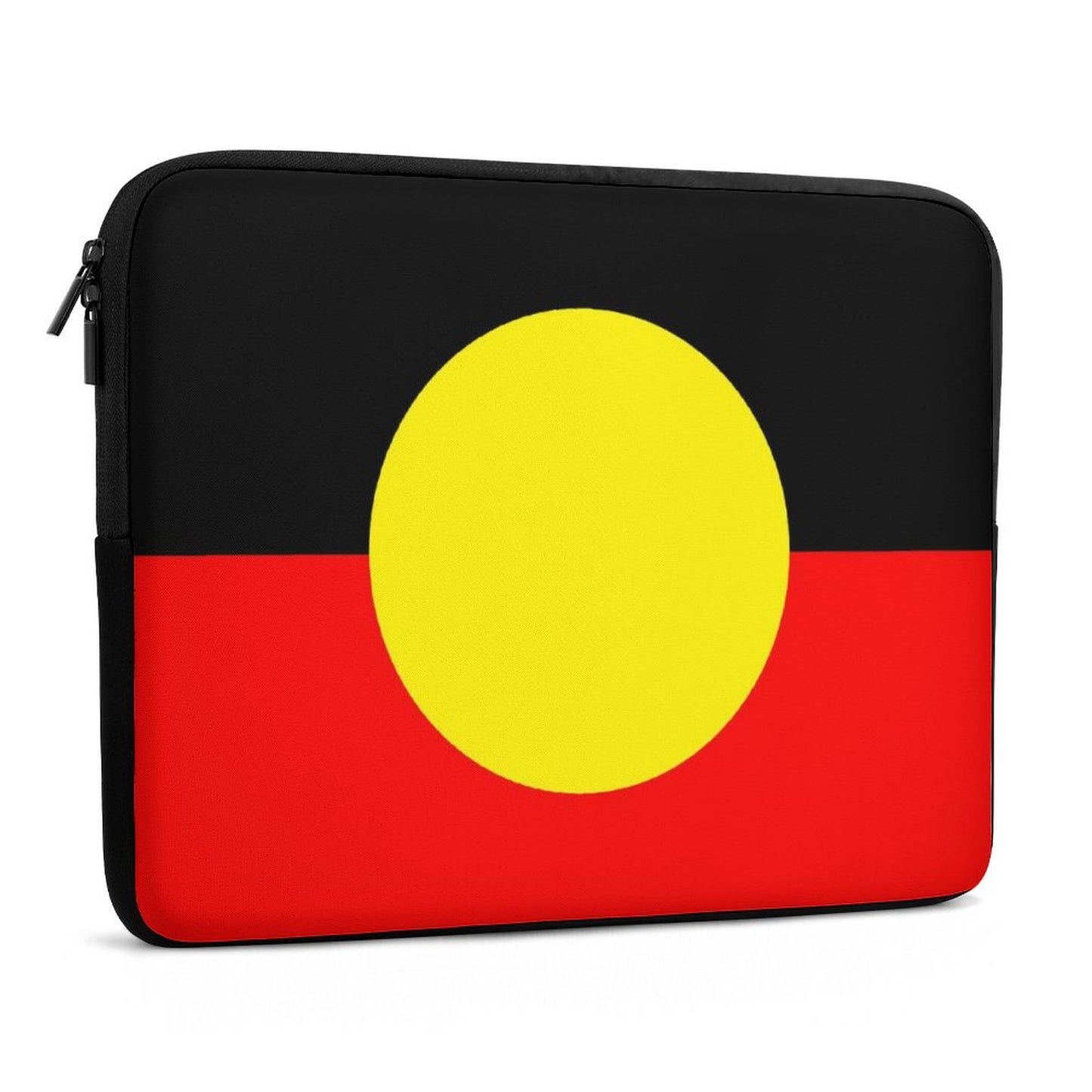 Aboriginal Flag on Laptop Case (1 Picture on 2 Sides)