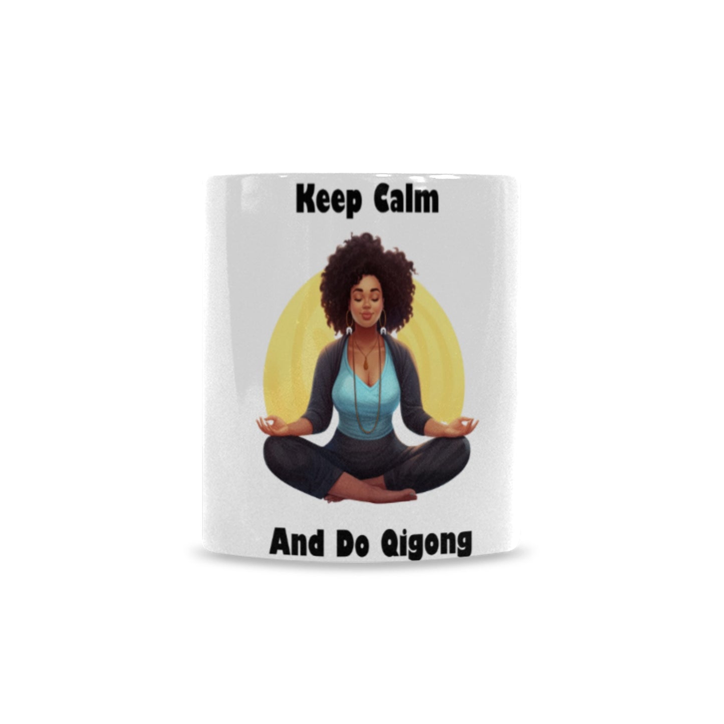Keep Calm and Do Qigong on Custom Morphing Mug