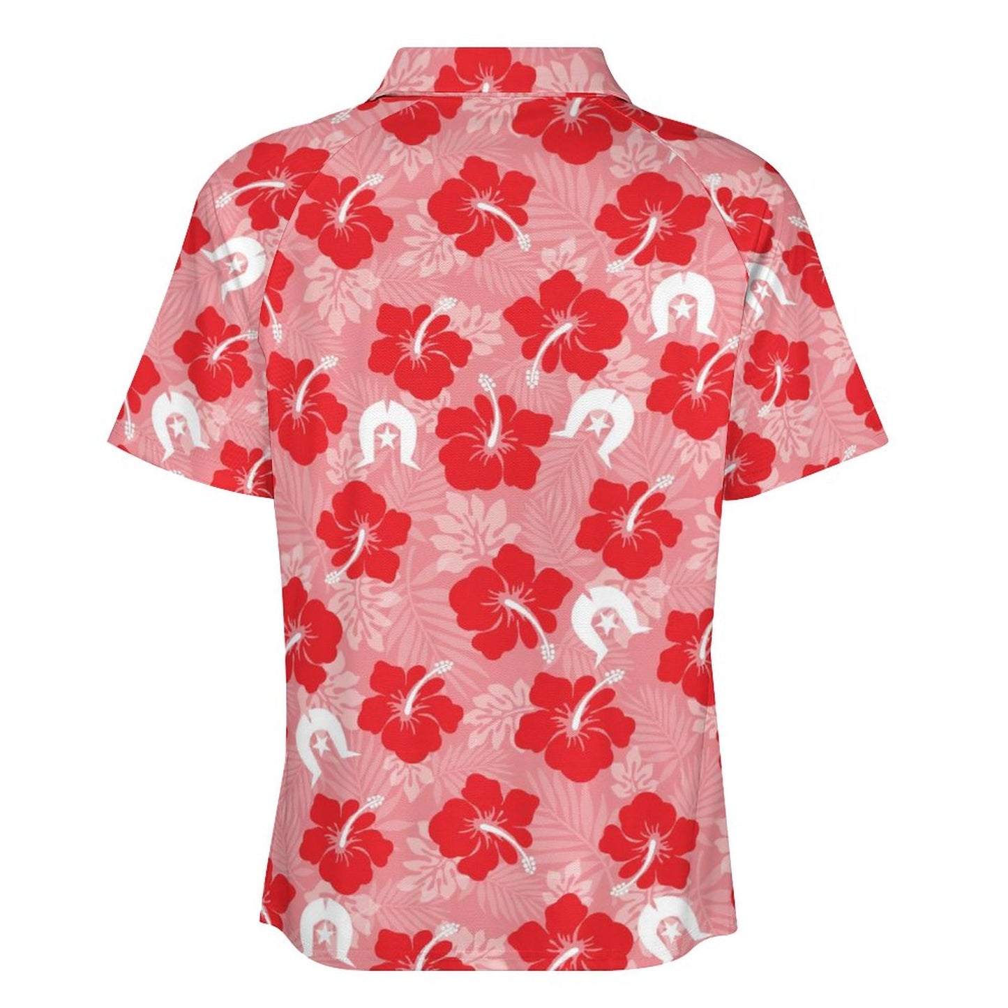 Hibiscus flowers with Dhari (Royal Pink) on Short Sleeved Sportswear Men's T Shirt