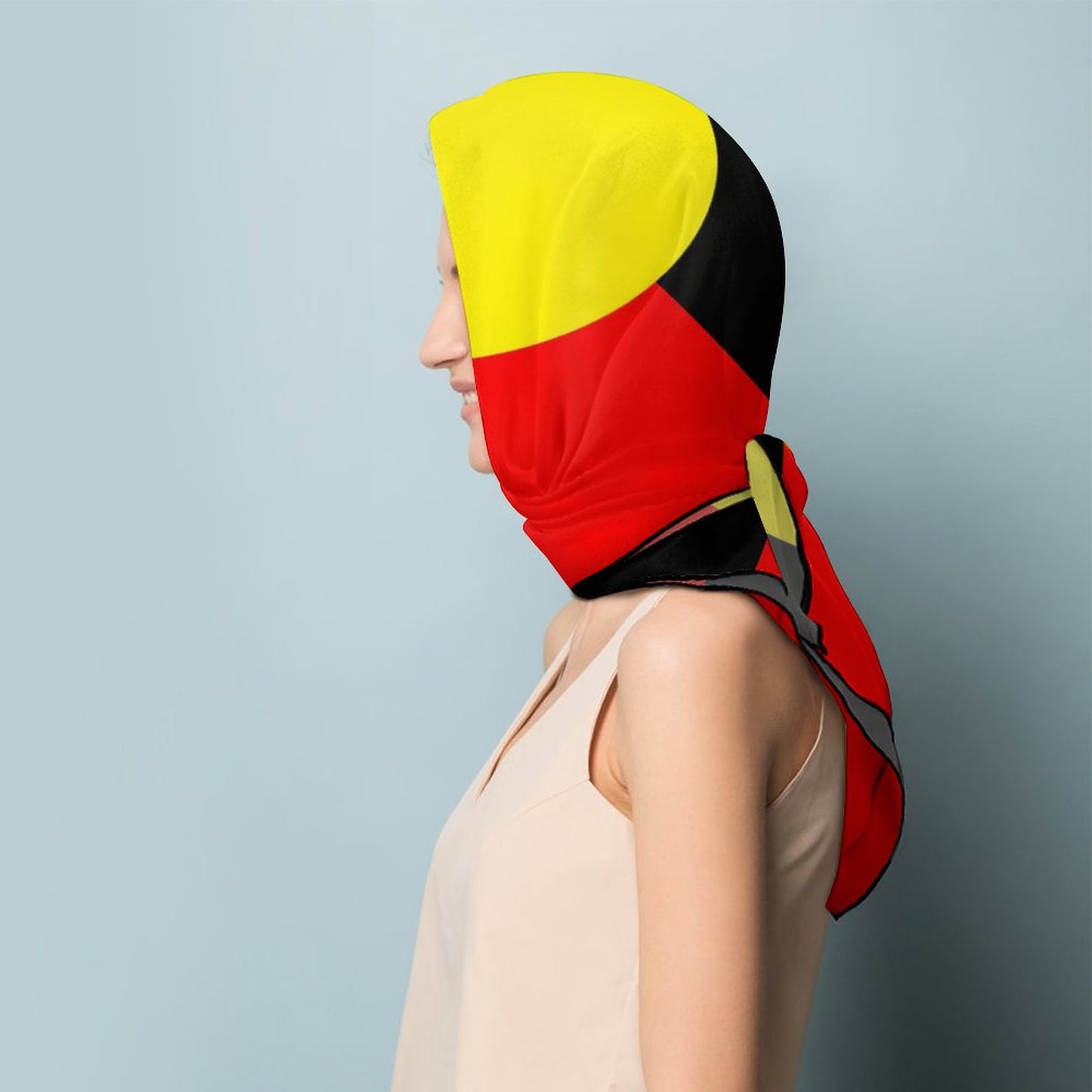 Aboriginal Flag on Women's Scarf