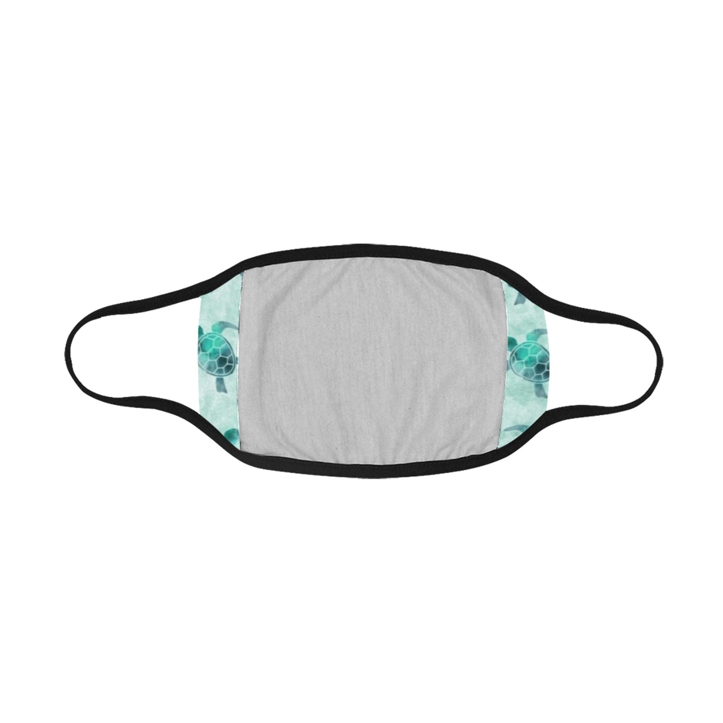 Aqua Turtle Pattern on Fabric facemask (30 PCS Filters Included)