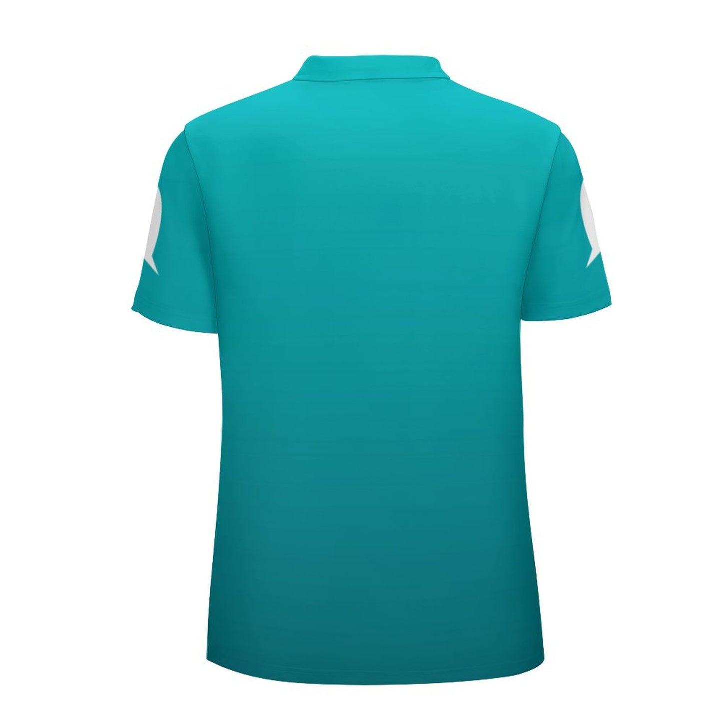 Turtle with White Dhari on Sea Green Men's Golf Polo
