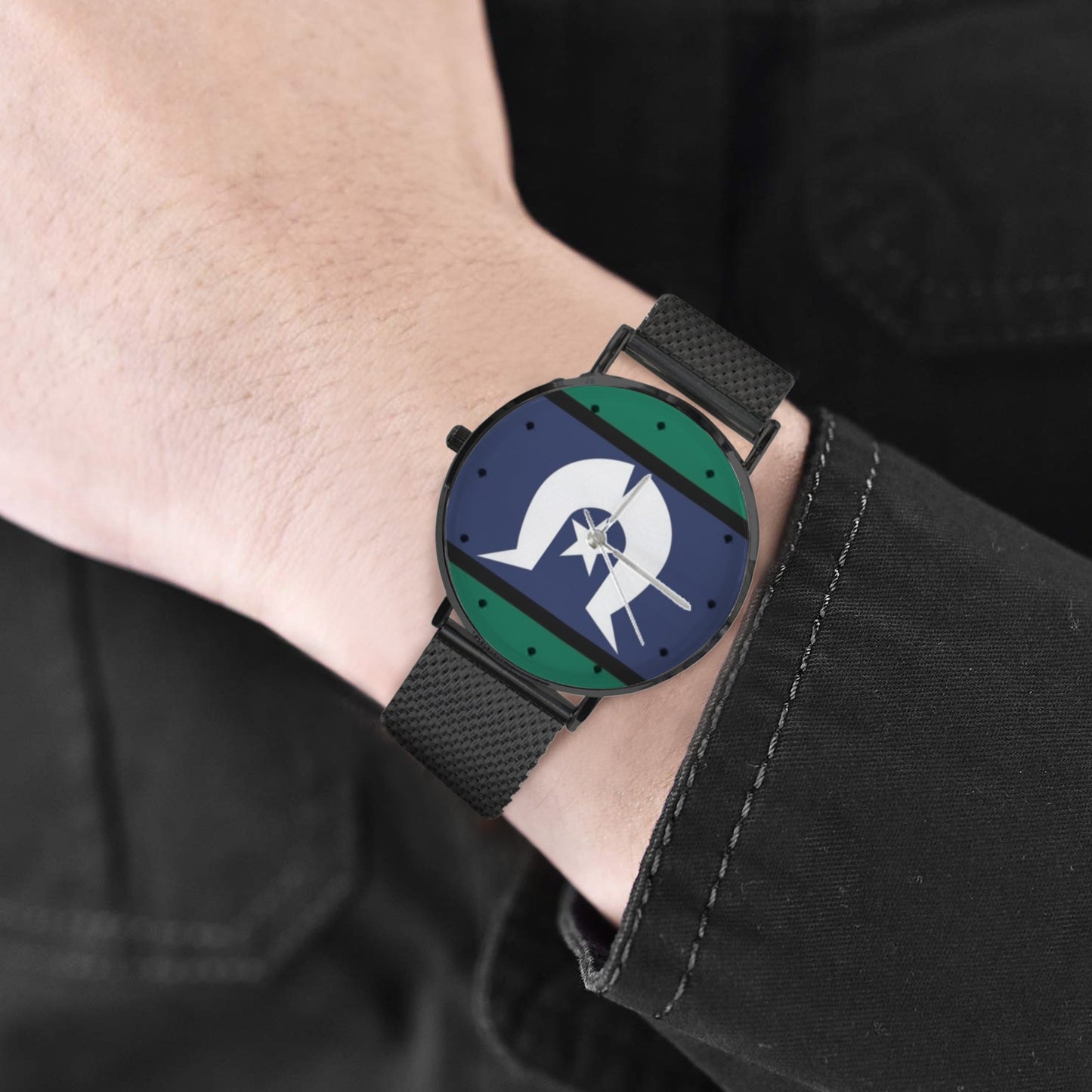 Torres Strait flag on Men's Watch