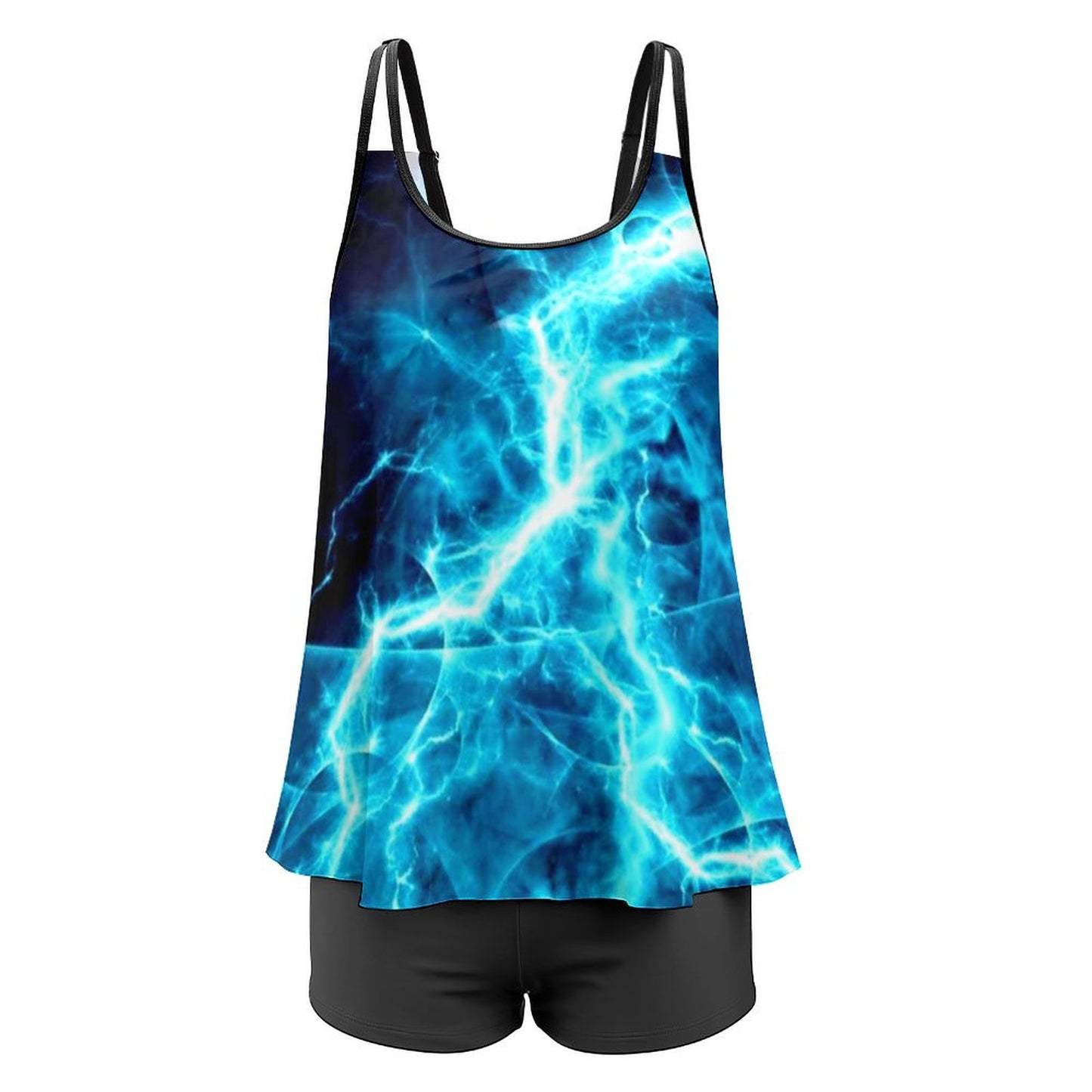 Lightning on Tankini Two Piece Swimsuits