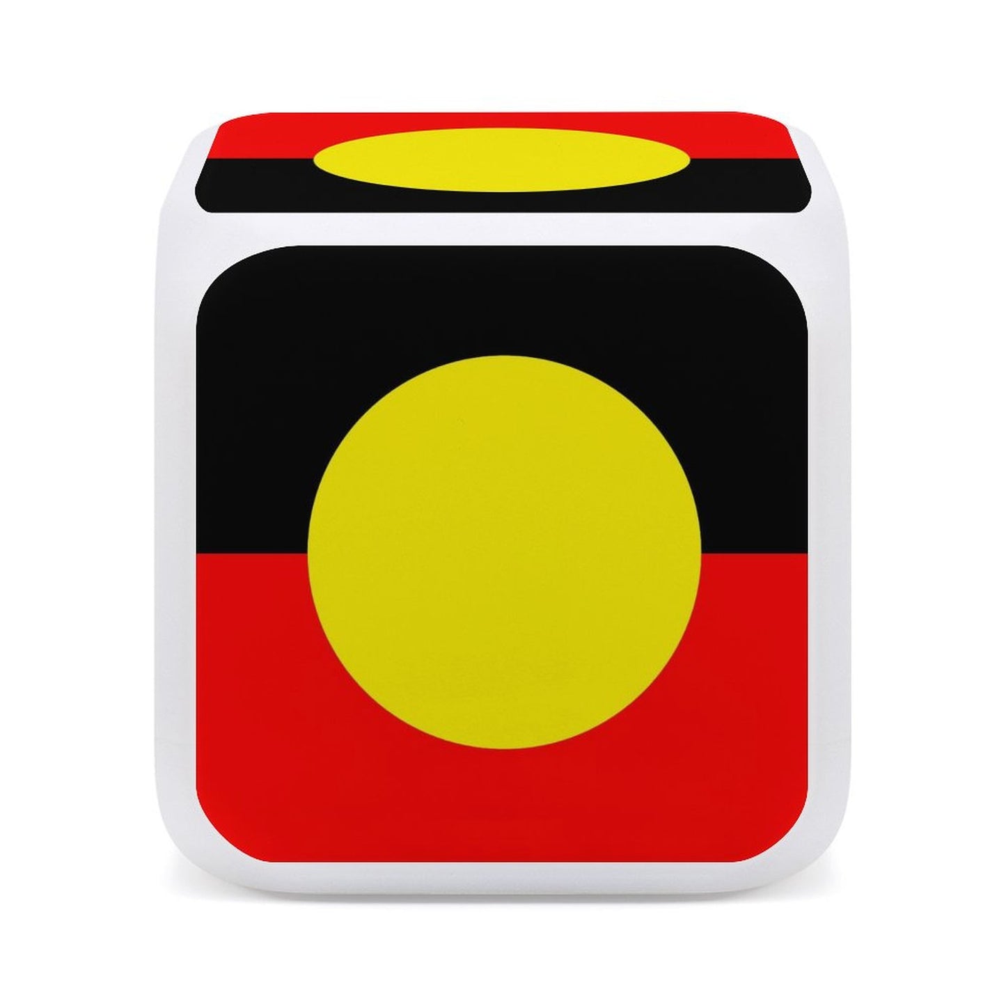 Aboriginal Flag on Color Change Alarm Clock
