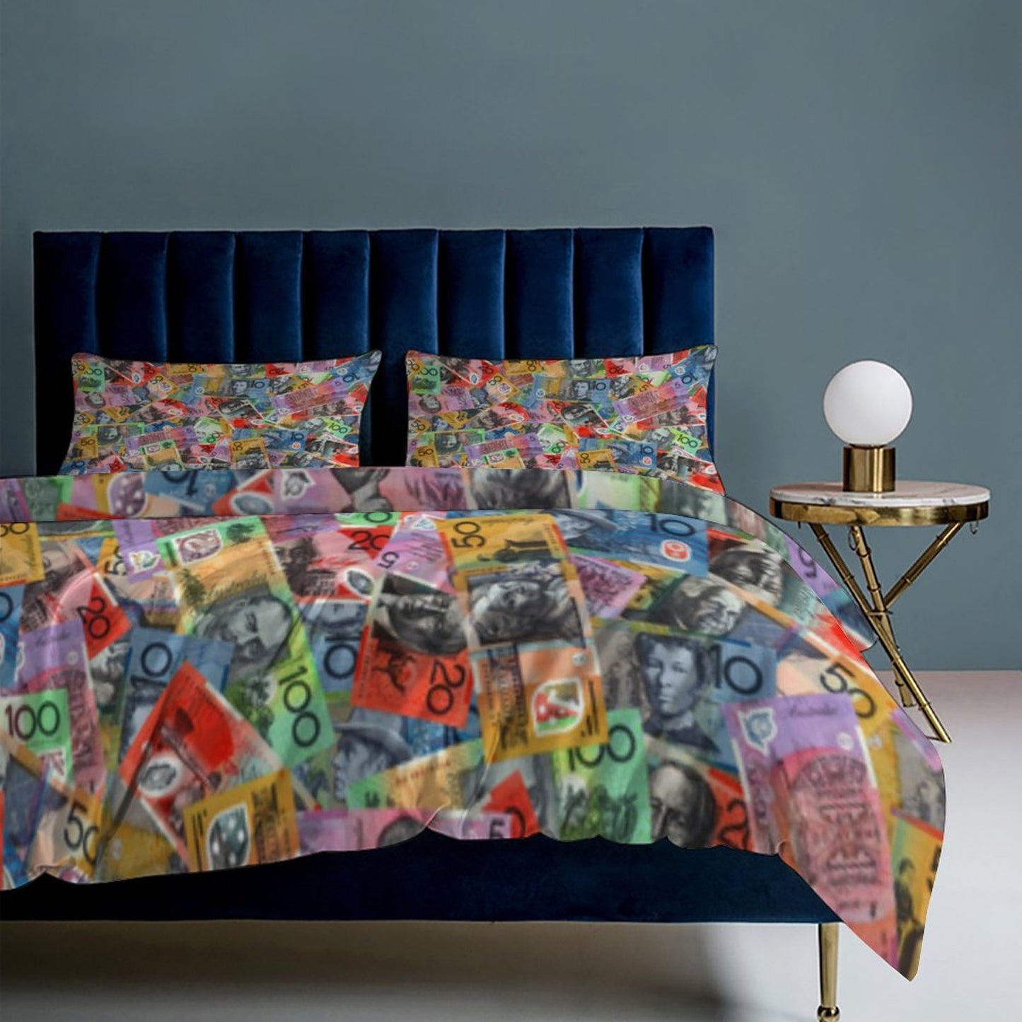 Australian dollars on 3-Piece Bedding Set-102"x90"/ 259x229cm