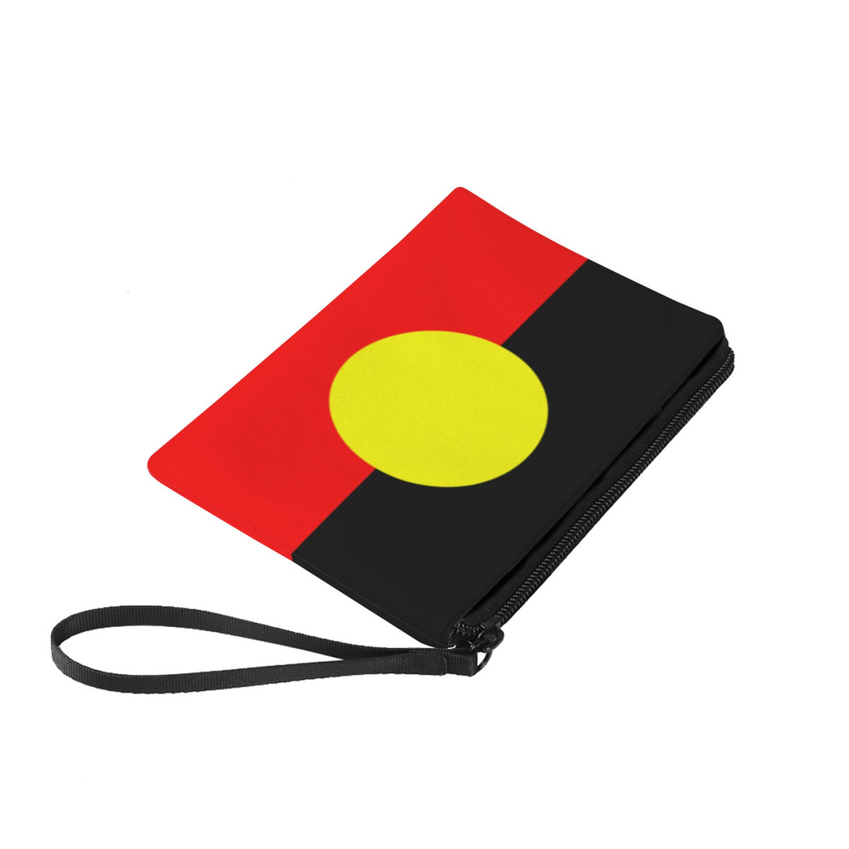 Aboriginal flag on Carry-All Pouch 7''x5''