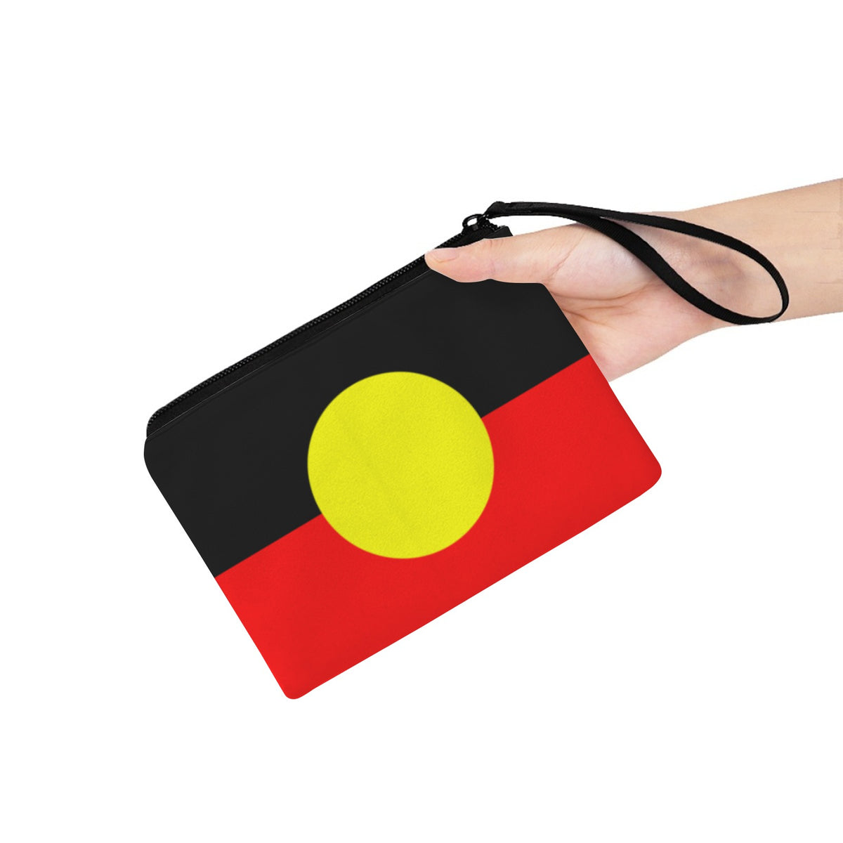 Aboriginal flag on Carry-All Pouch 7''x5''