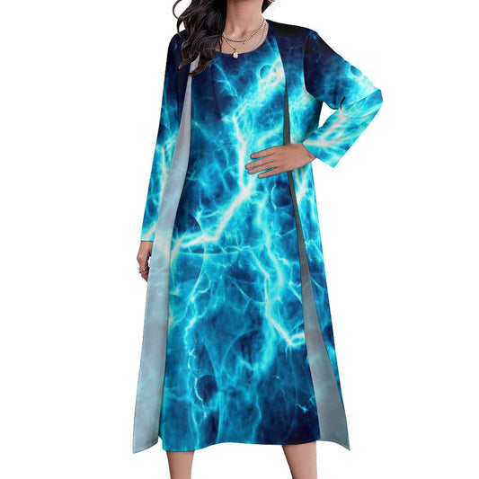 Lightning on Long Dress Set