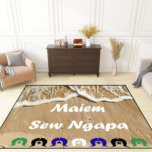 Maiem / Sew Ngapa / Welcome and Dhari on Area Rug Floor Carpet