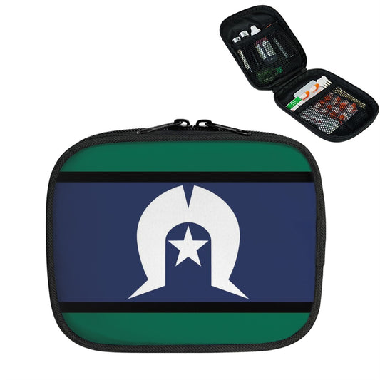 Torres Strait Flag on Travel Medicine Kit