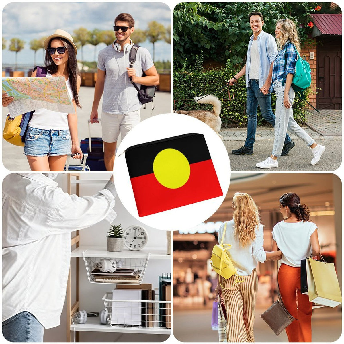 Aboriginal Flag Carry All Pouch