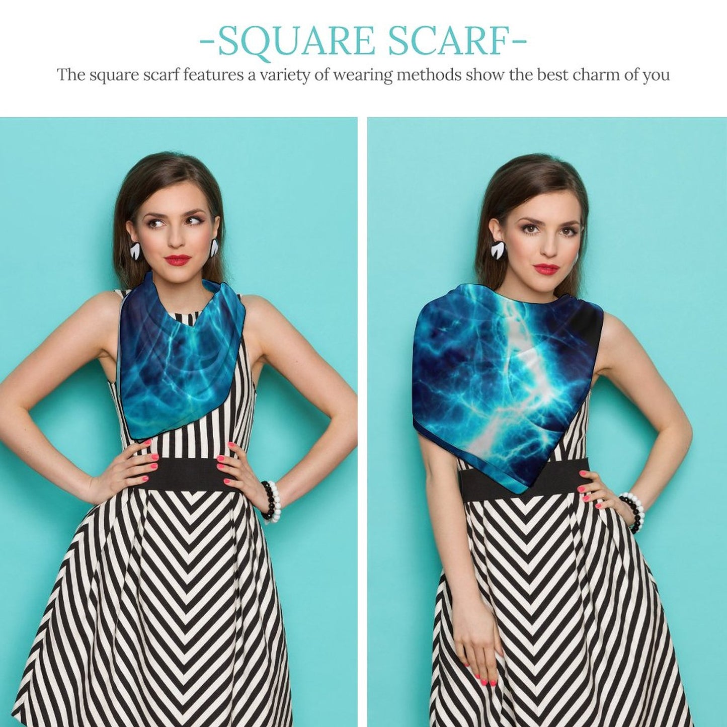 Lightning on Women's Scarf
