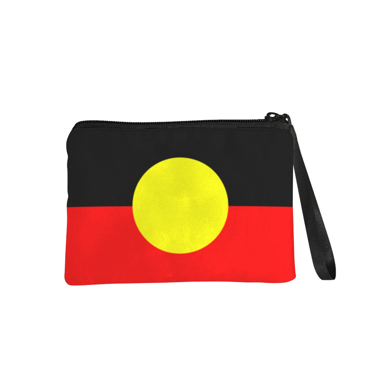Aboriginal flag on Carry-All Pouch 7''x5''