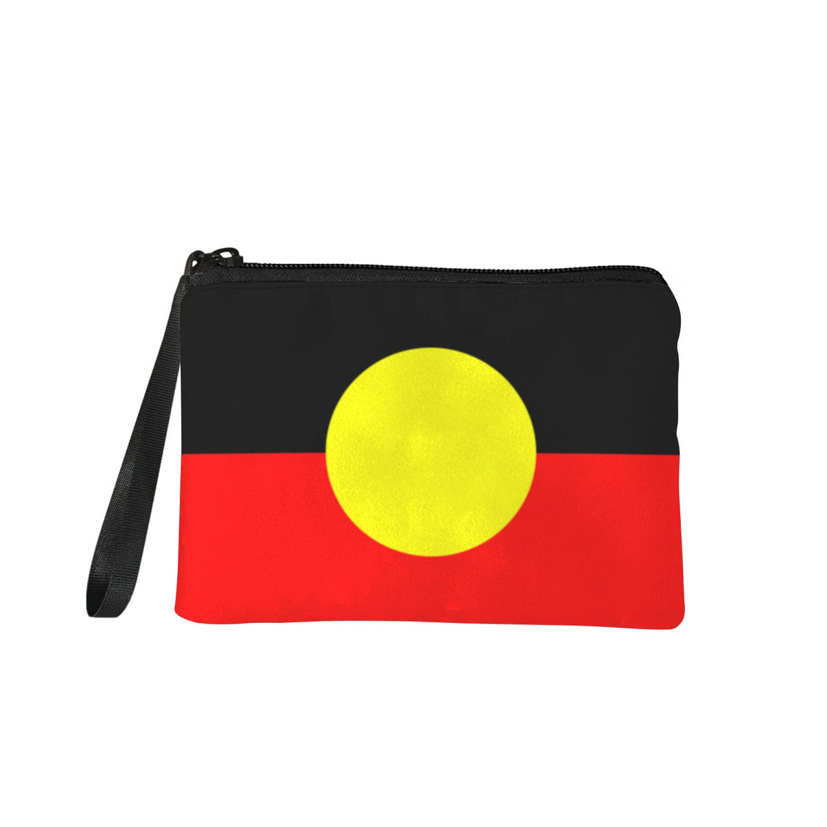 Aboriginal flag on Carry-All Pouch 7''x5''