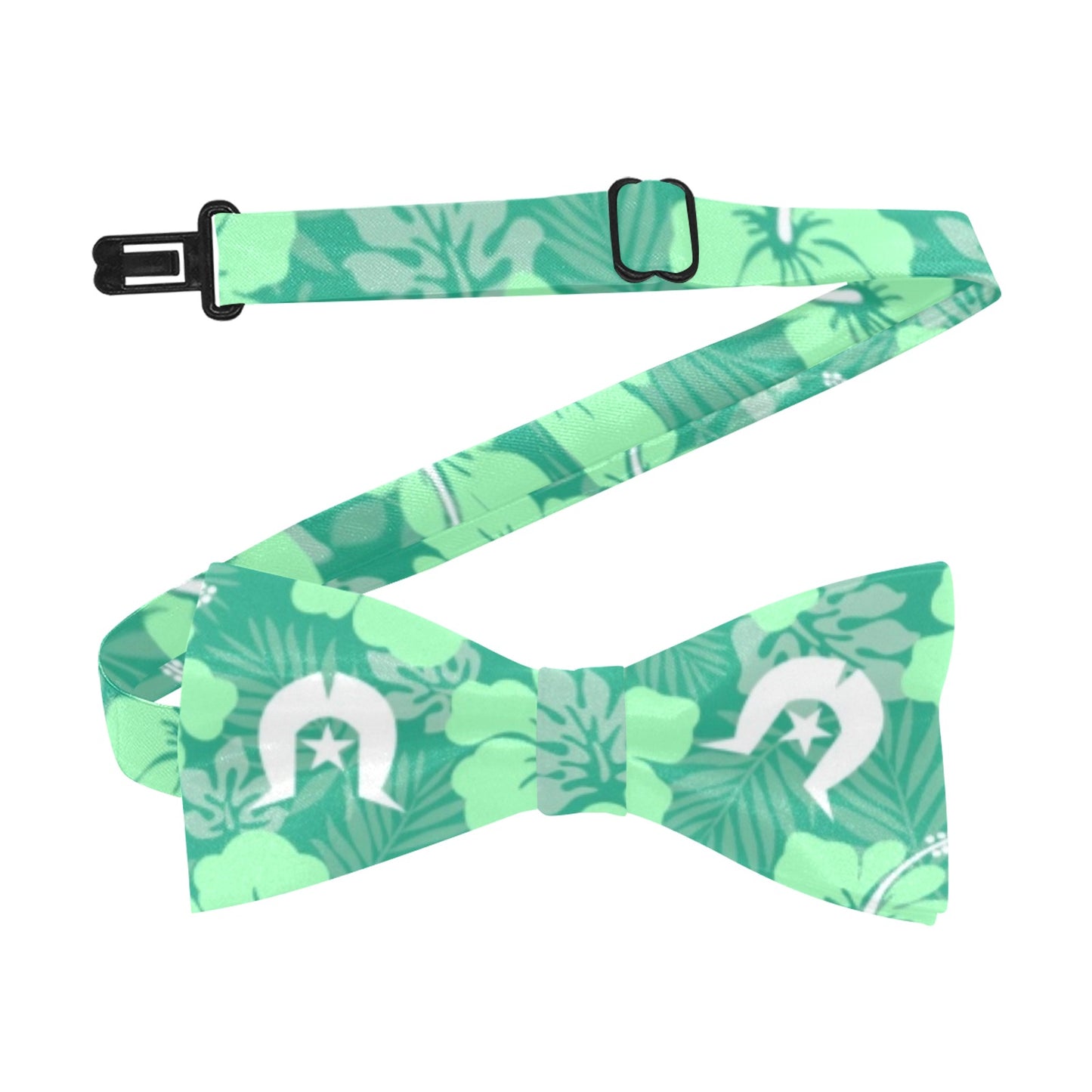 Hibiscus flowers with Dhari (Royal mint) on Men's Bowtie