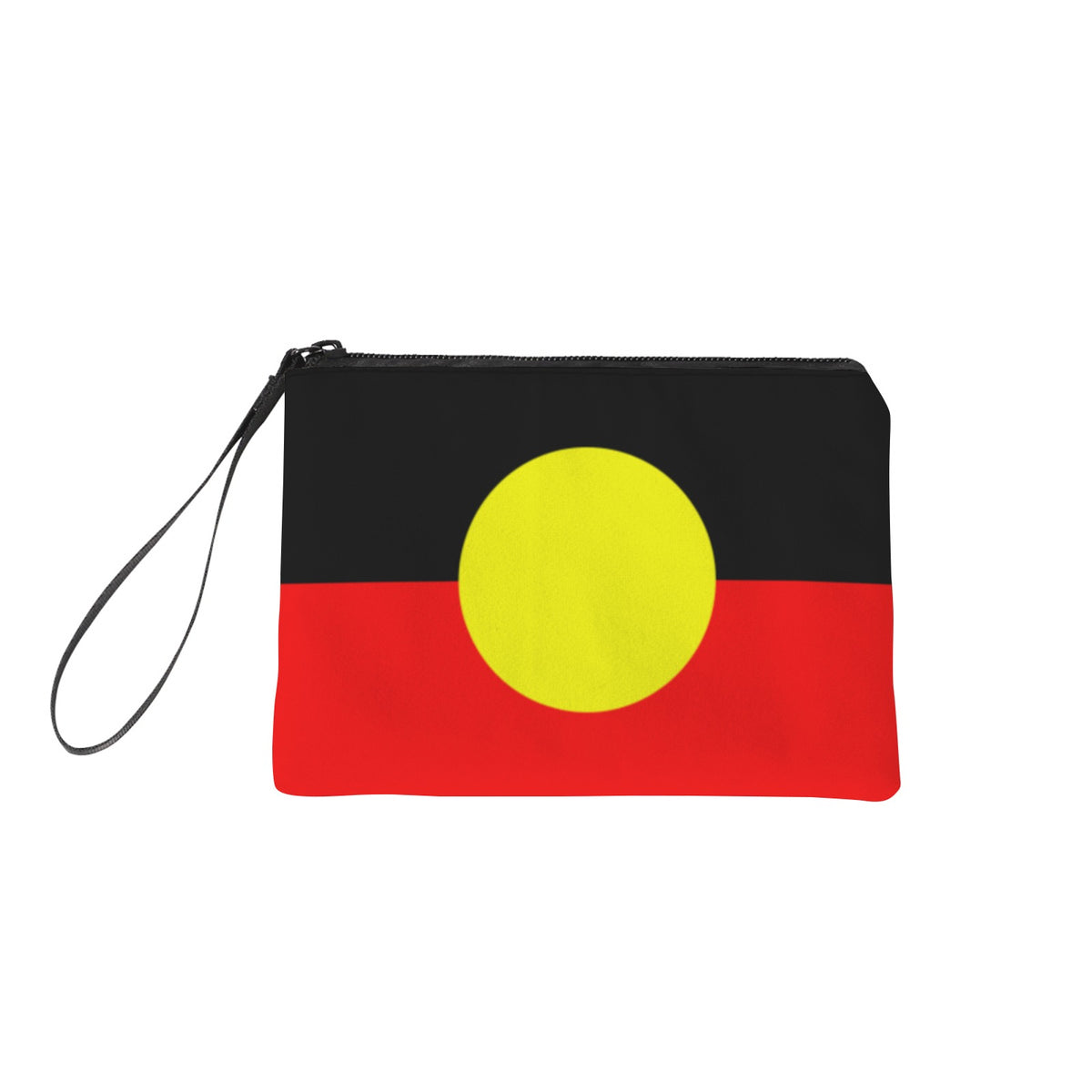 Aboriginal flag on Carry-All Pouch 7''x5''