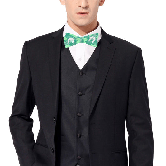 Hibiscus flowers with Dhari (Royal mint) on Men's Bowtie