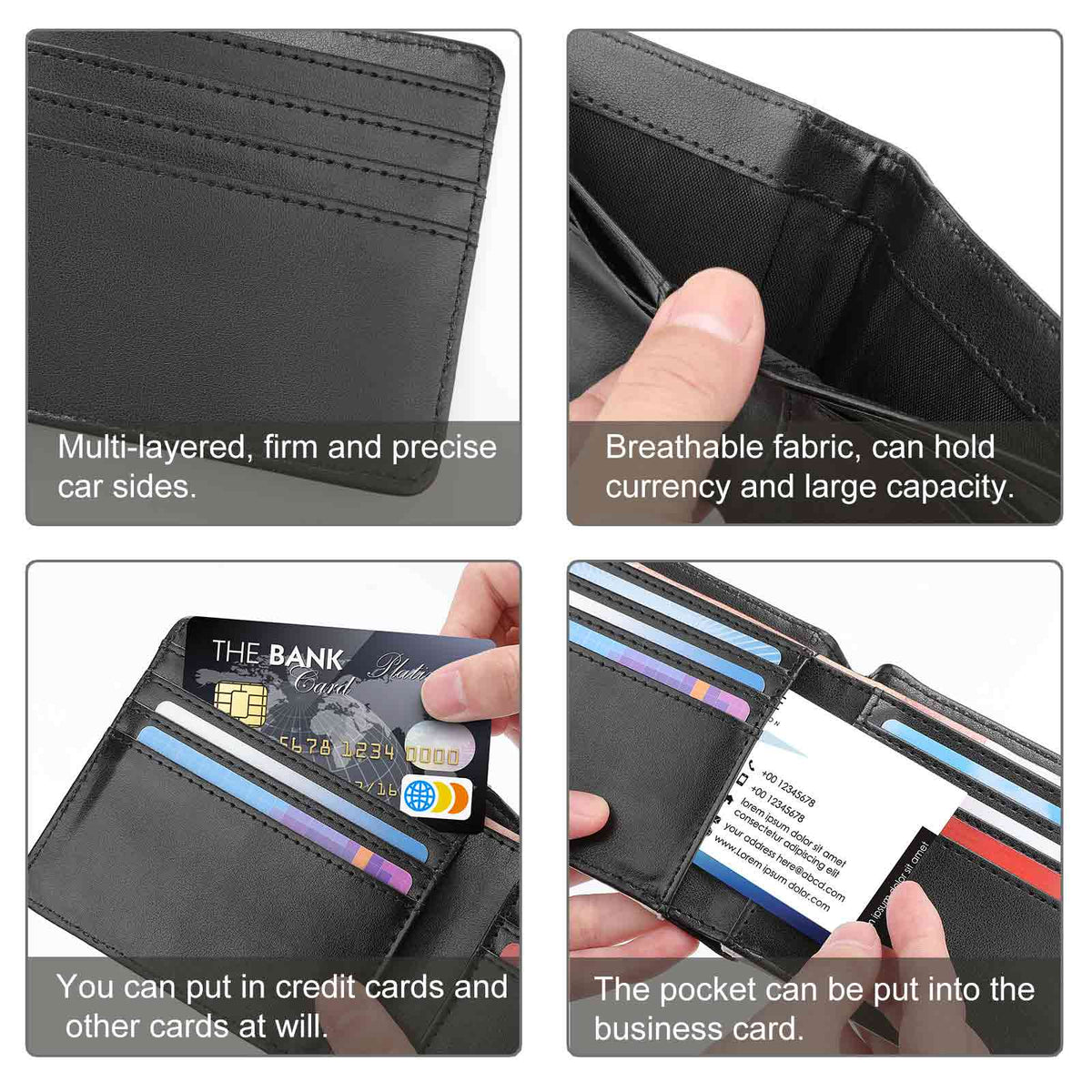 Torres Strait flag on PU Leather Wallets