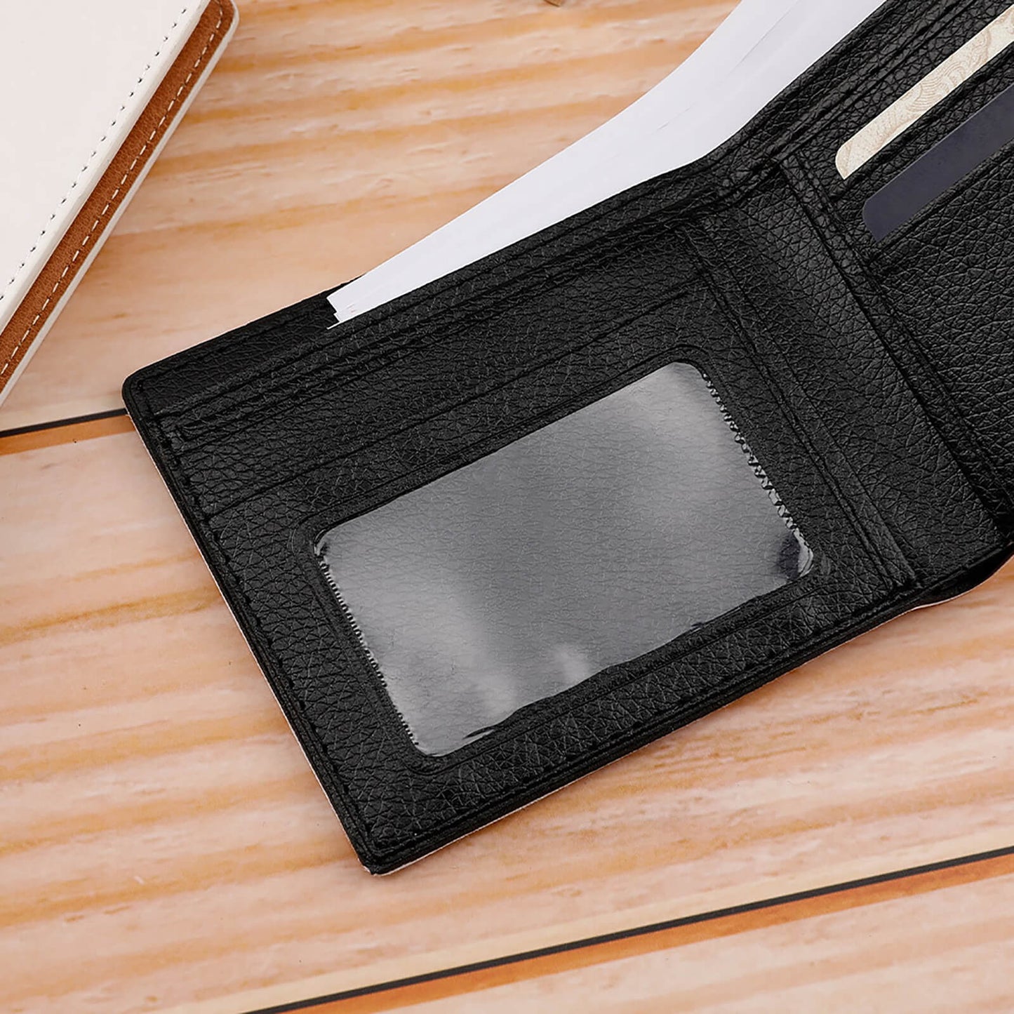 Gold coloured Dhari with Australian money on Card Holder Wallet