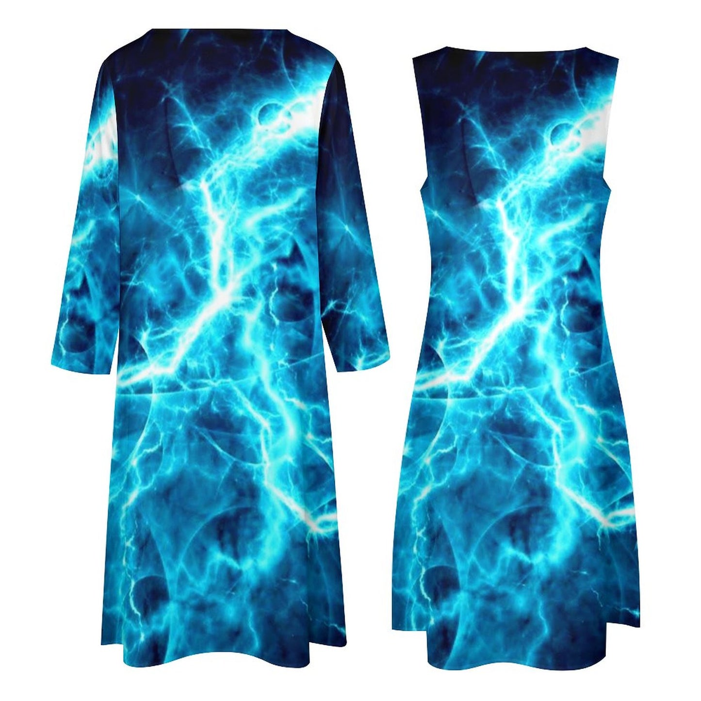 Lightning on Long Dress Set