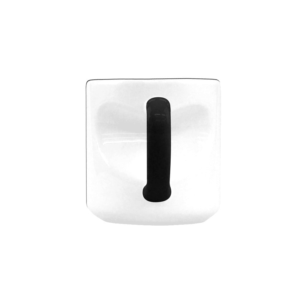 Aboriginal flag with LOVE on Heart-shaped Morphing Mug