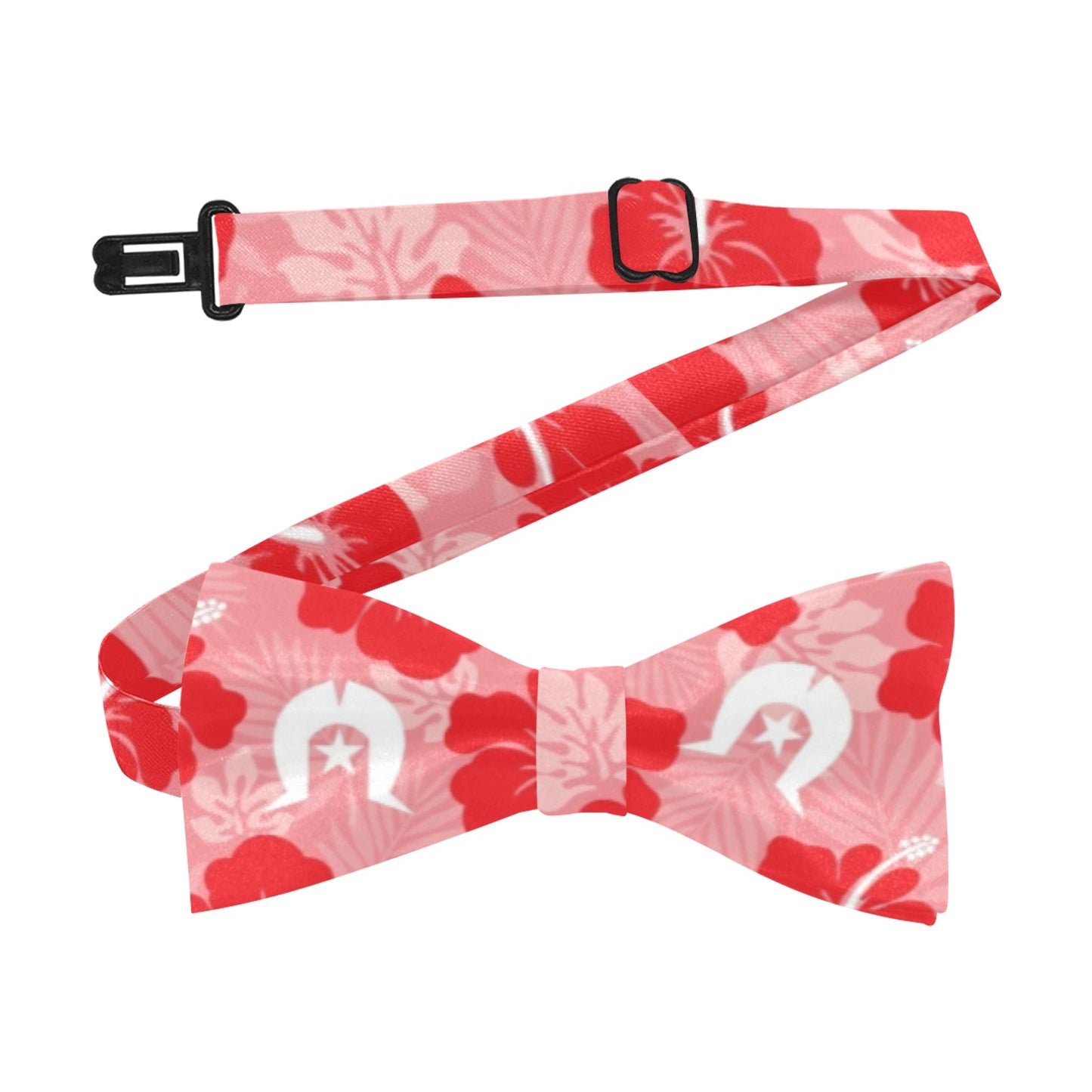 Hibiscus flowers with Dhari (Royal Pink) on Men's Bowtie